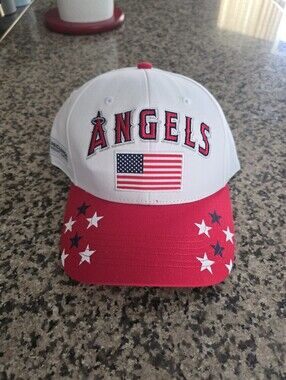 LA Angels 250th 4th Of July Baseball Cap with Flag Patch